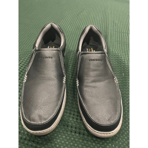 Skechers loafers shoes 13‎ men classic fit air cold memory foam main image 8